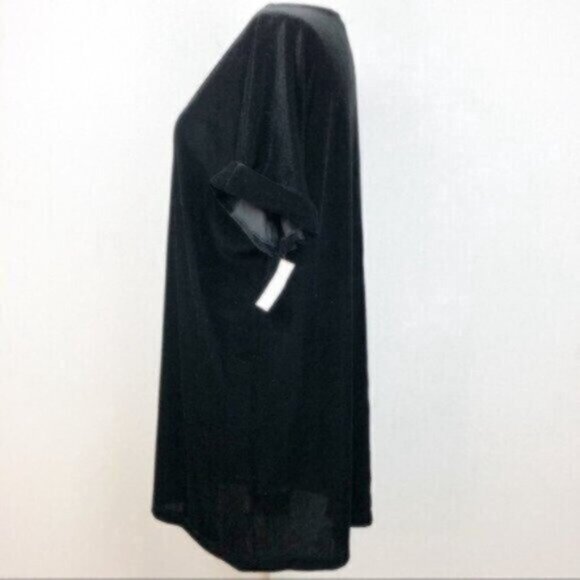 NWT Urban Outfitters Ecote Black Velour Soft Warm Comfy Party Dress Medium - Picture 5 of 8